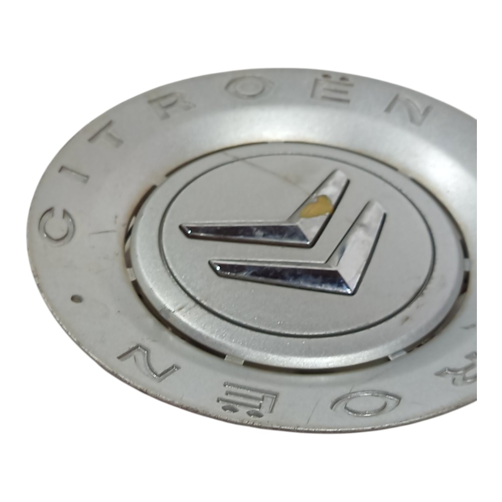 Calota Central Roda Citroen C4 Pallas 2007 2008 A 2012 5 Prata 2