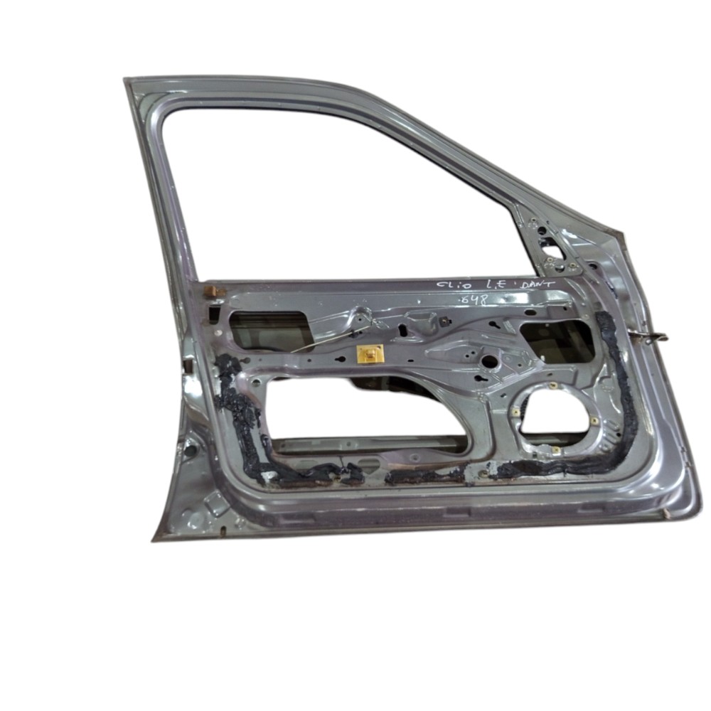 Porta Dianteira Esquerda Renault Clio 2000 A 2012 Dianteira Esquerdo Cinza 2