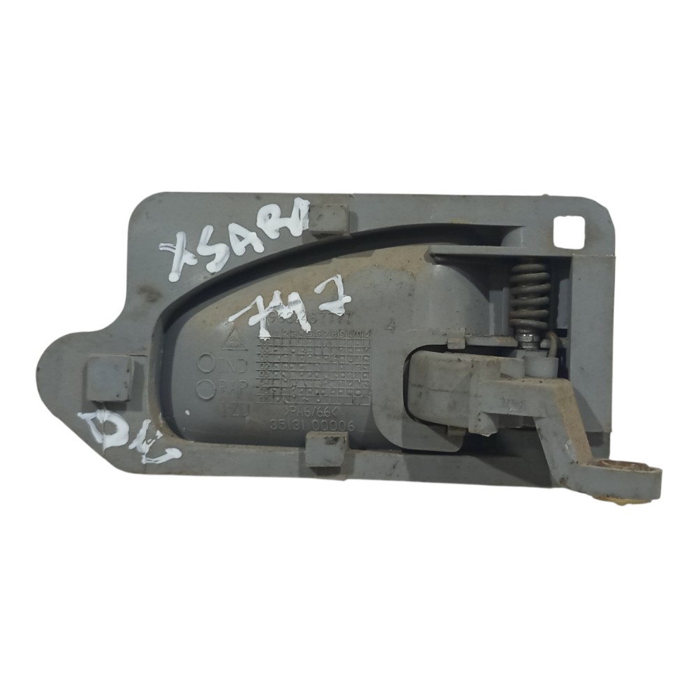 Maçaneta Interna Dianteira Esquerda Xsara Picasso 99 A 2010 Cinza Dianteira 6
