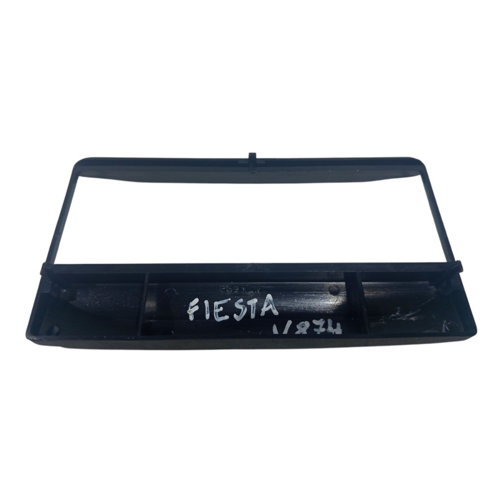 Moldura Painel Radio Som Preto Ford Fiesta 1996 1997 A 2002 Preto 2