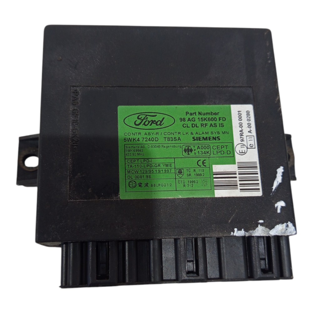 Modulo Central Alarme Mondeo 1996 A 2001 2