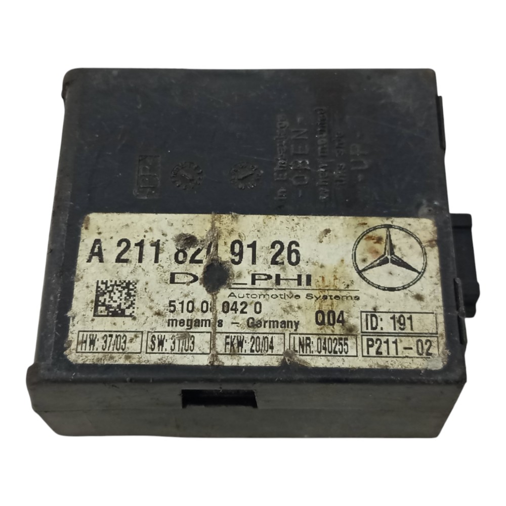 Módulo Central Alarme Mercedes Slk200 2004 2005 2006 A 2010 3
