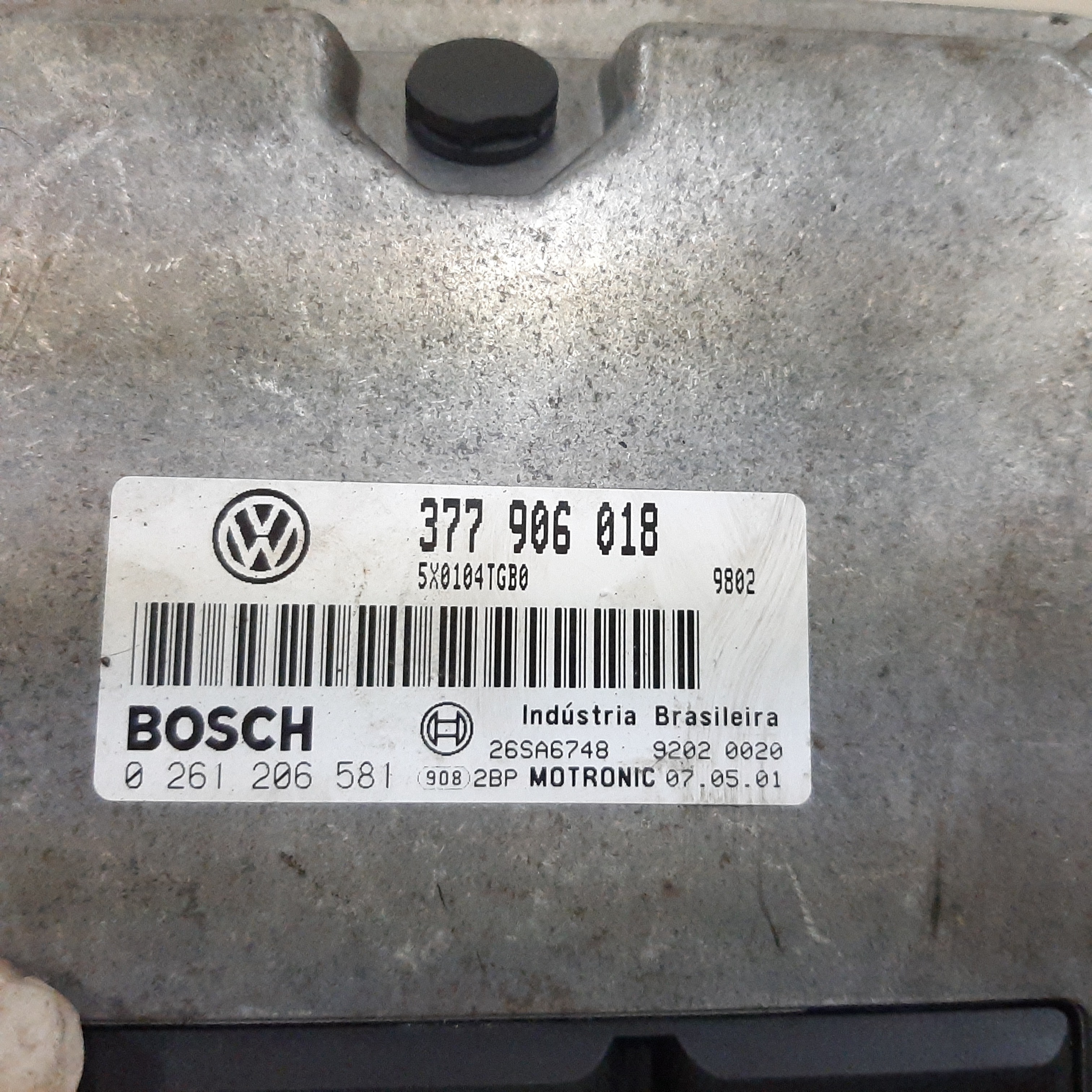 Módulo Injeção Vw Gol G3 1.0 16v Turbo 1999 A 2005 Bloqueado 7