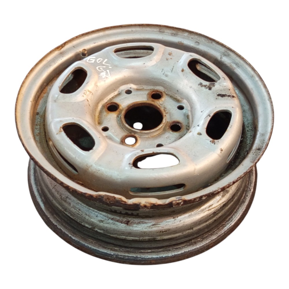 Roda avulsa Volkswagen gol aro 13 ferro 4×100 g1 g2 5