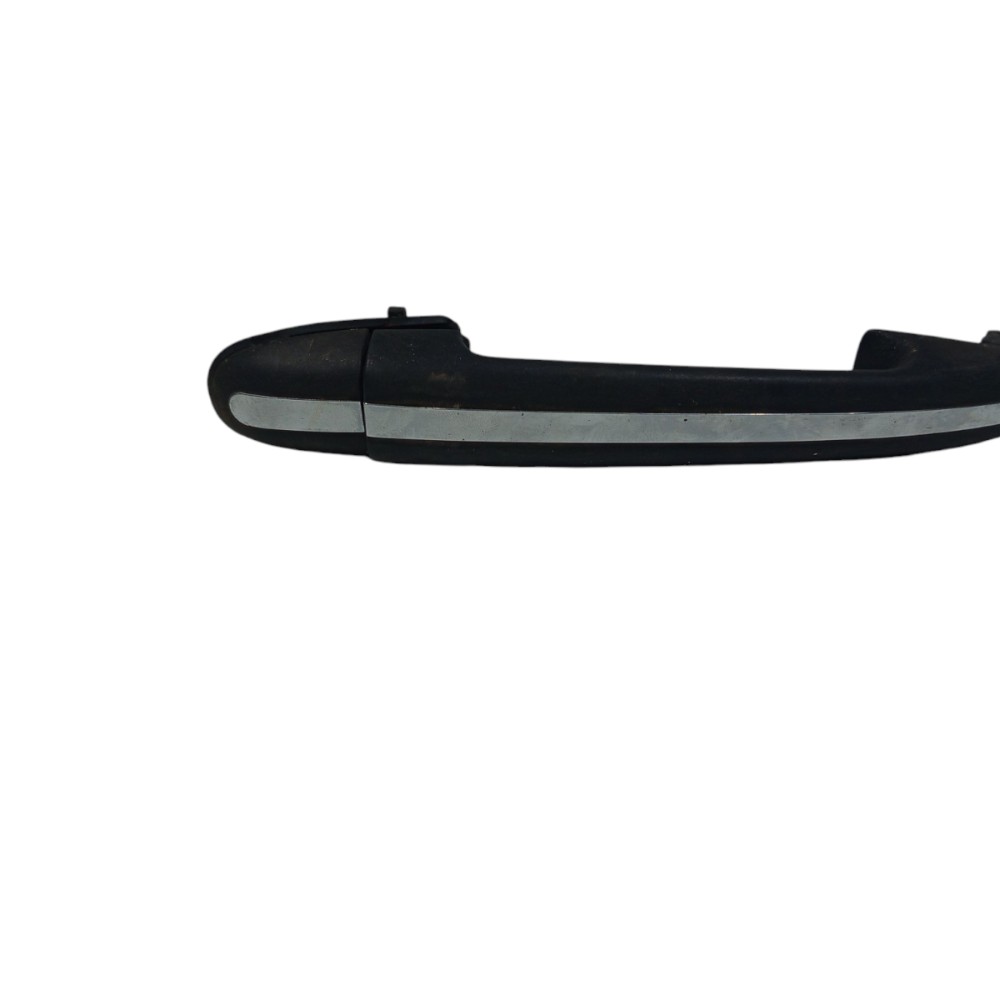 Puxador Maçaneta Externa Mercedes Classe A160 1999 A 2005  Preto Com Faixa Cromada 1