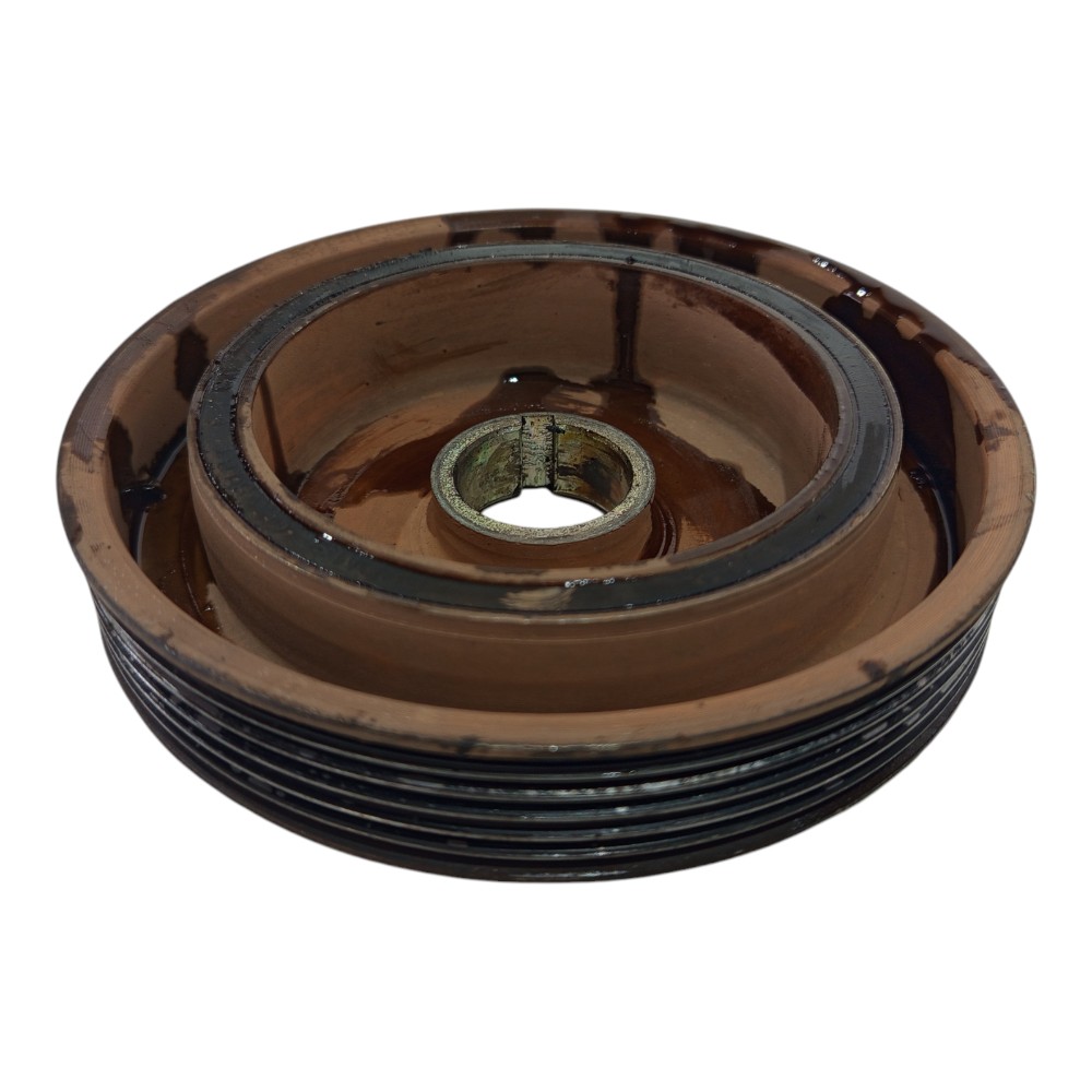 Polia Virabrequim Citroen C4 Vtr 2.0 16 V 2007 2008 2009 4