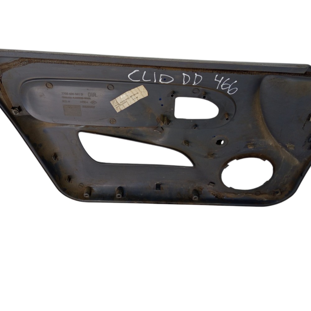 Forro Porta Dianteira Direita Renault Clio 2000 2001 A 2012 Preto 5