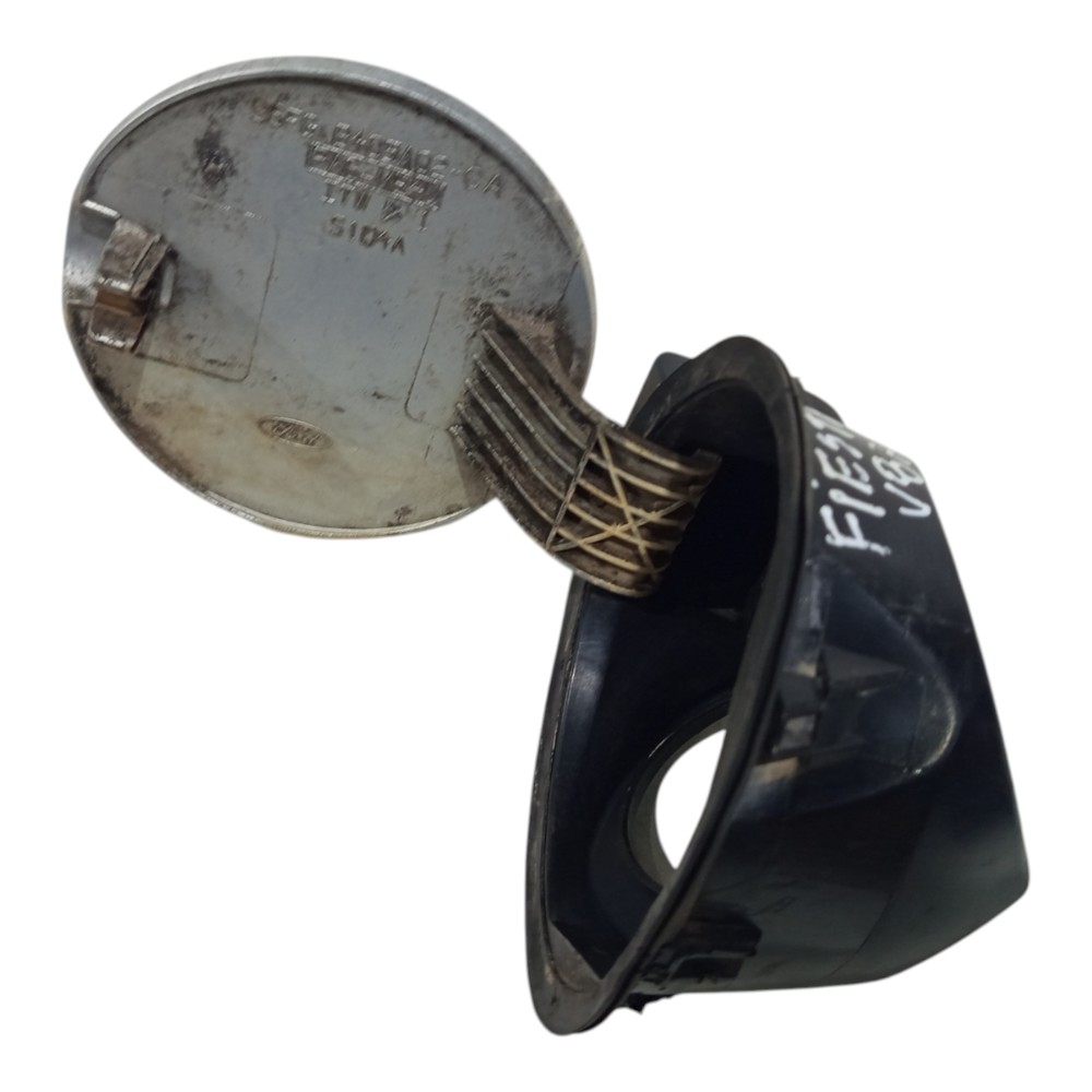 Tampa Portinhola Tanque Combustível Ford Fiesta 1996 A 2002 Prata 1998 2