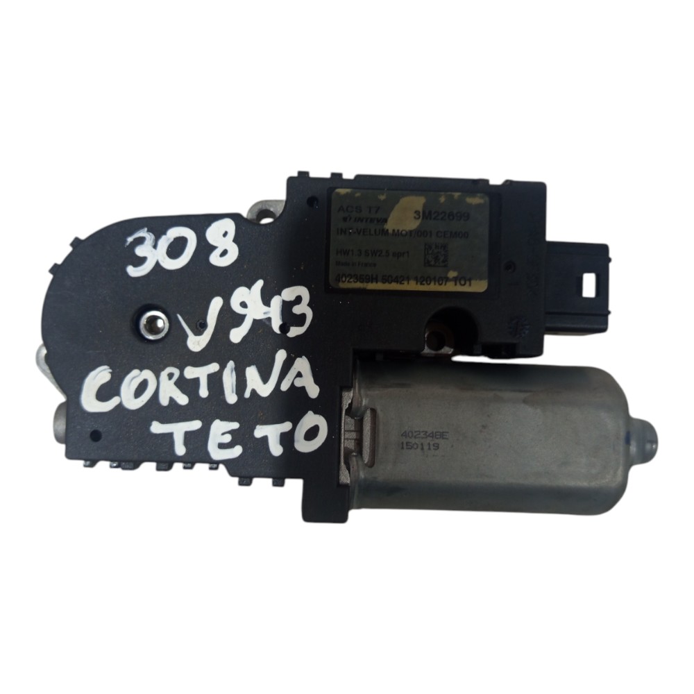 Motor Cortina Teto Solar Peugeot 308 2016 A 2018 3