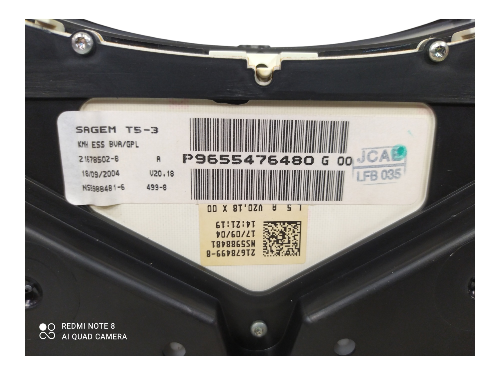 Painel Instrumentos Velocímetro Peugeot 307 2004 2005 A 2013 4
