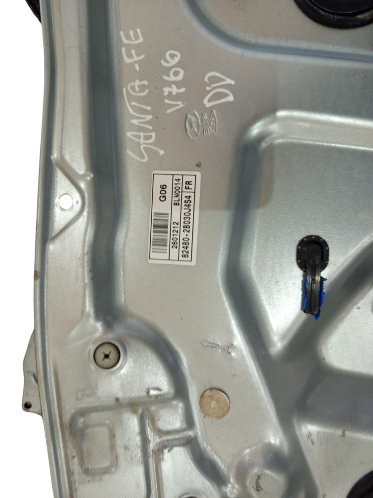 Máquina Vidro Dianteiro Direito Hyundai Santa Fe 2006 A 2013 5