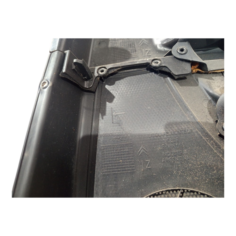 Forro Porta Traseiro Esquerdo Citroen C4 Pallas 2007 A 2013 Preto 7