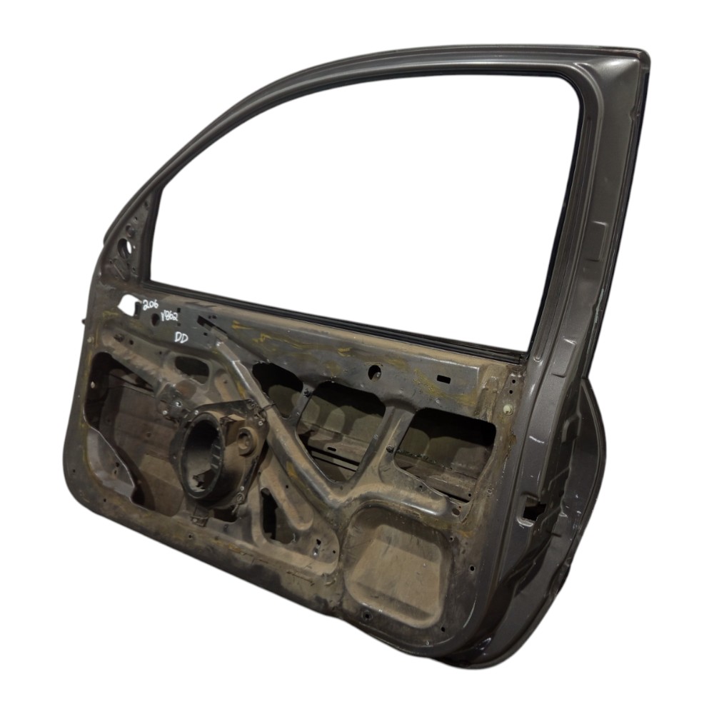 Porta Dianteira Direita Peugeot 206 2001 2002 2003 A 2012 Cinza 5
