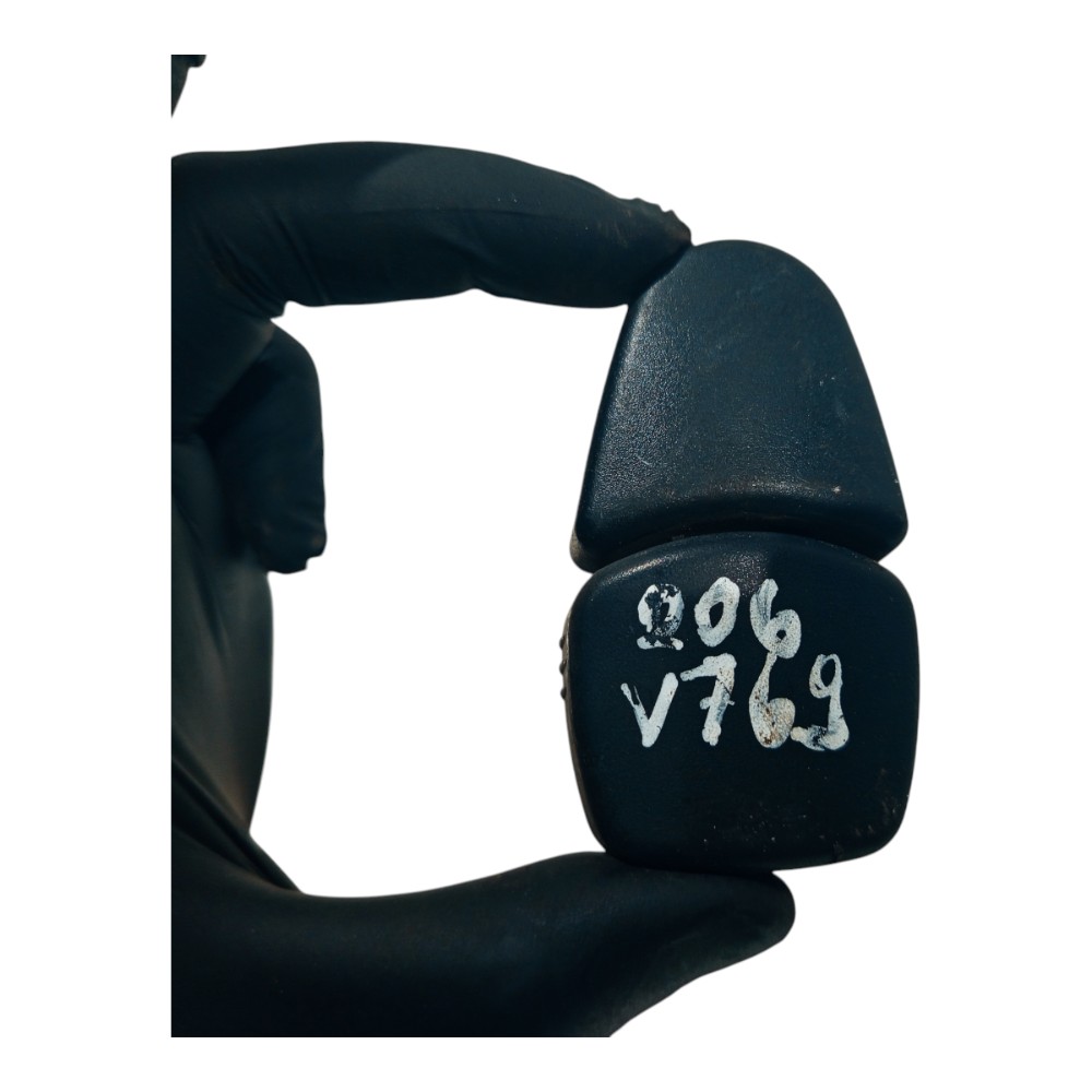 Puxador Tampa Ajuste Altura Cinto Peugeot 206 2001 03 A 2010 Preto 3
