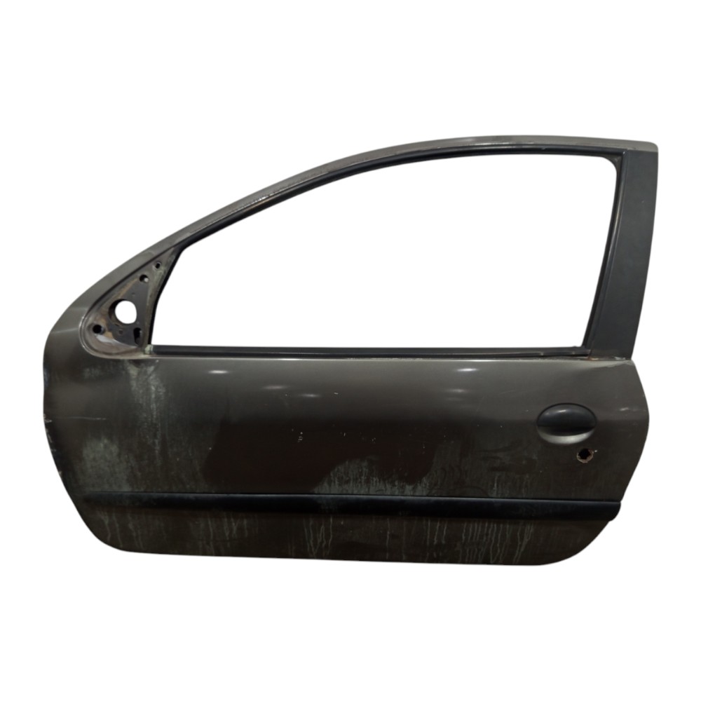 Porta Dianteira Esquerda Peugeot 206 2001 2002 2003 A 2012 Cinza 1