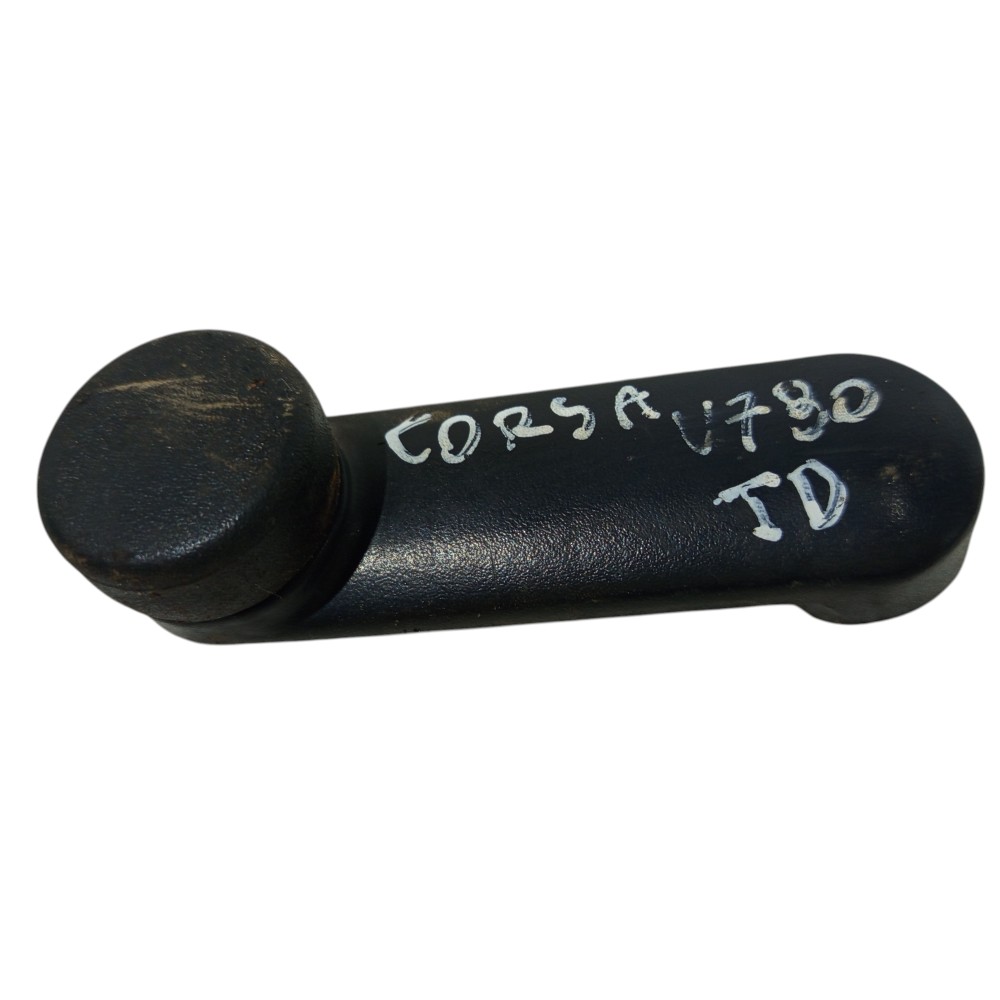 Manivela Vidro Traseiro Direito Gm Corsa 1994 A 1998 Preto 1