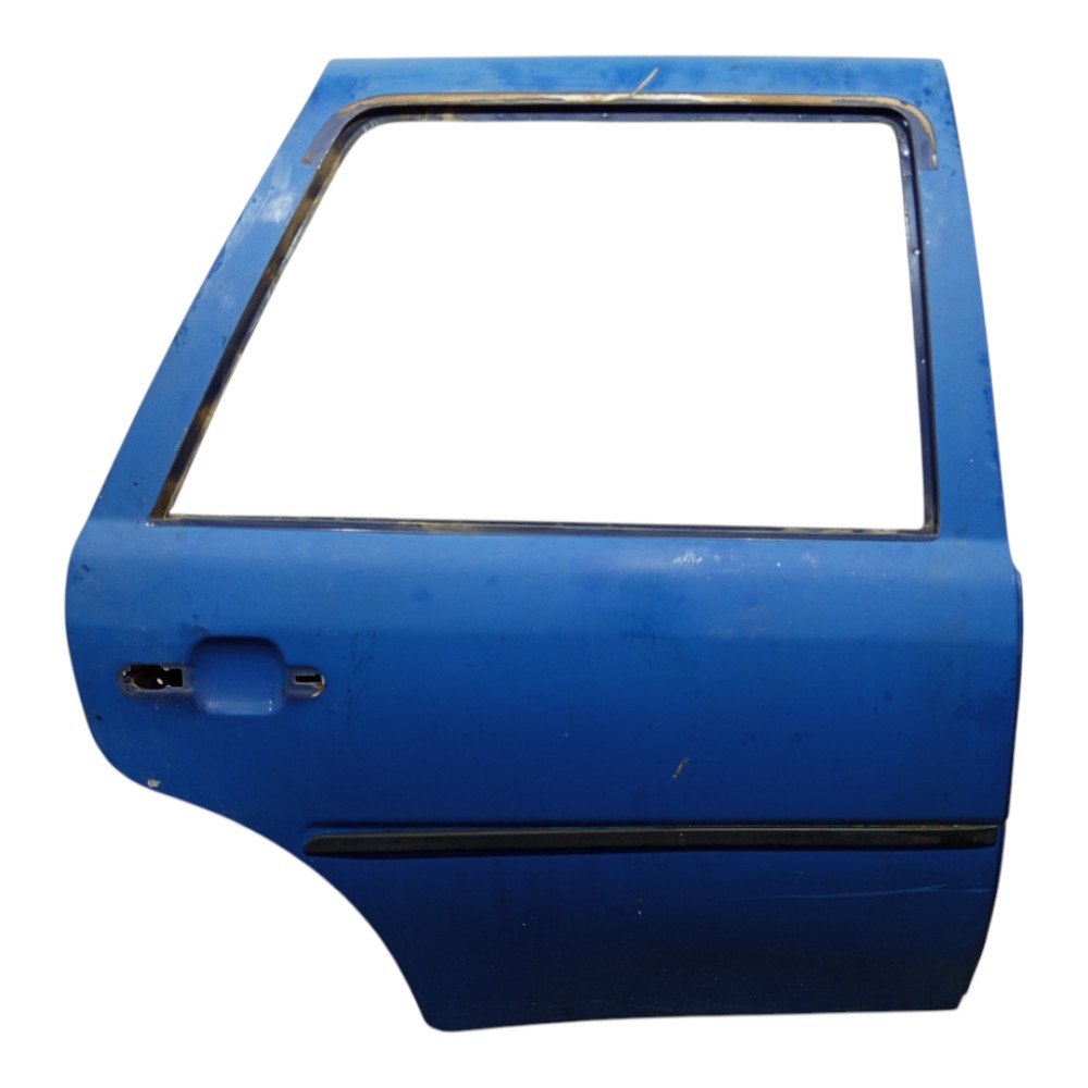 Porta Traseira Direita Volkswagen Gol G2 G3 2000 A 2005 Azul Traseira Direita Azul 1