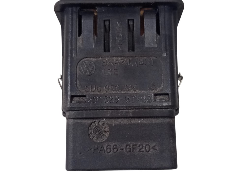 Botão Pisca Alerta Volkswagen Voyage 2008 2009 2010 A 2012 Preto 7