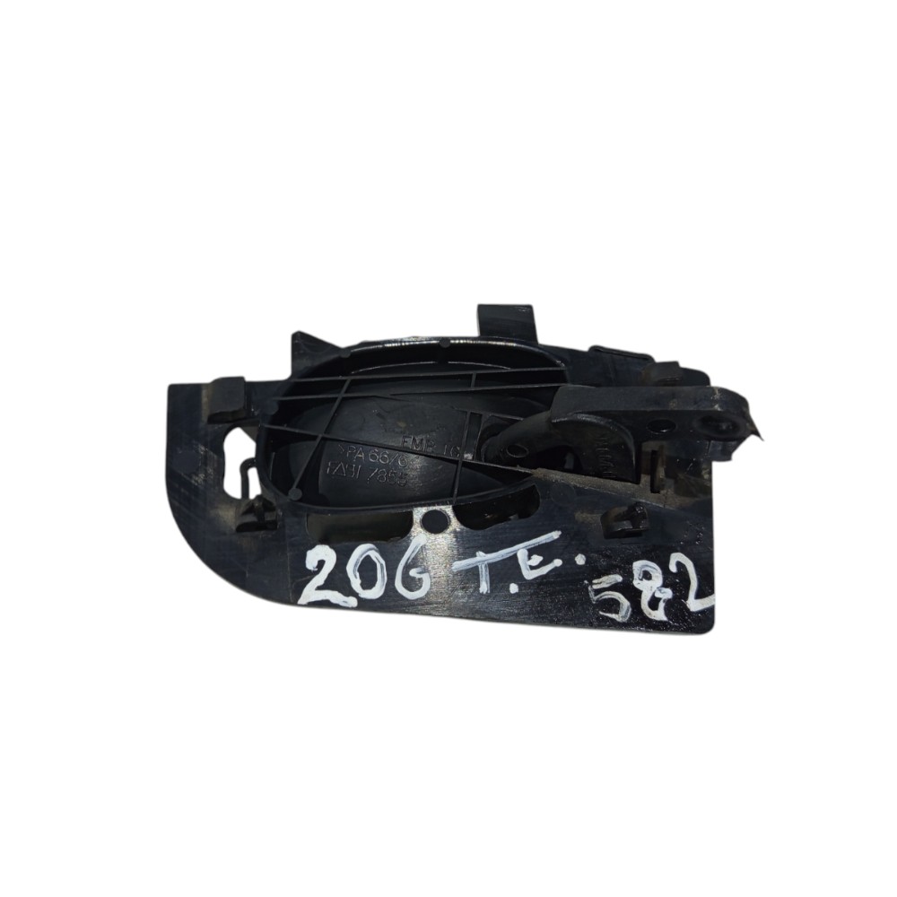 Maçaneta Traseira Esquerda Interna Peugeot 206 1999 A 2010 Traseira 4