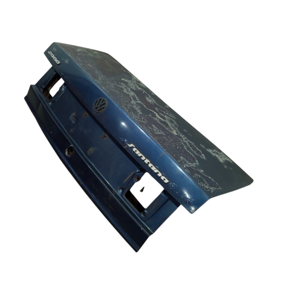 Capo Tampa Traseira Porta Malas Vw Santana 1990 1991 A 2006 Azul 3