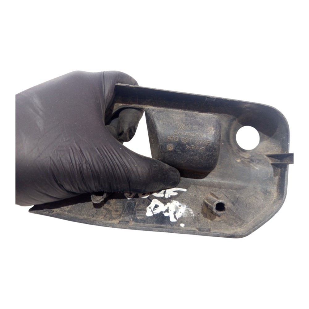 Moldura Maçaneta Interno Dianteiro Dir Vw Golf 1991 A 1998 Preto Dianteira 8