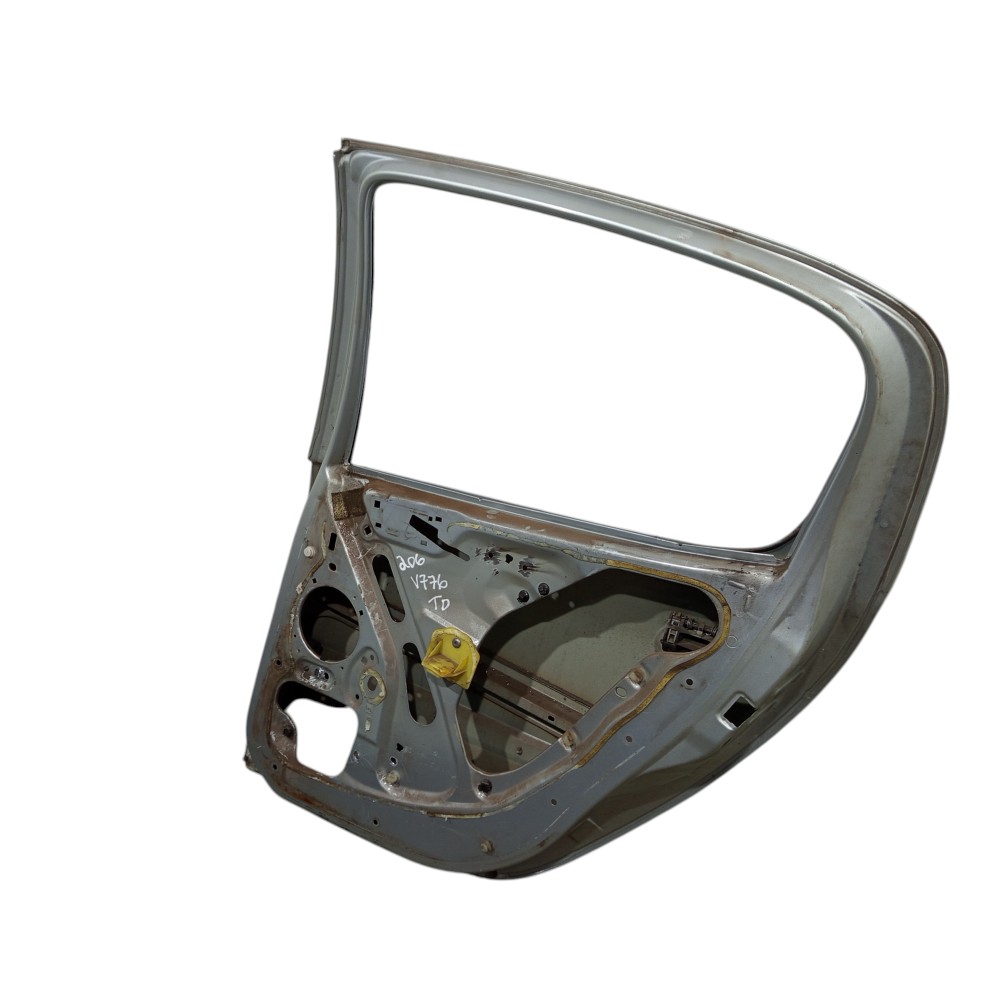 Porta Traseira Direita Peugeot 207 2005 2006 2007 A 2012 Traseira Direito Prateado 5