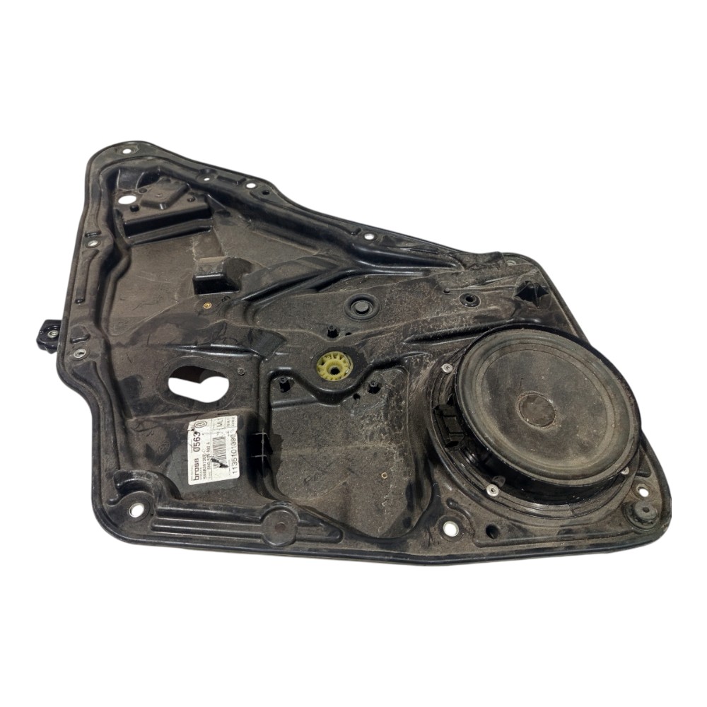 Máquina Vidro Traseiro Direito Volkswagen Tiguan 2007 A 2015 Preto 3