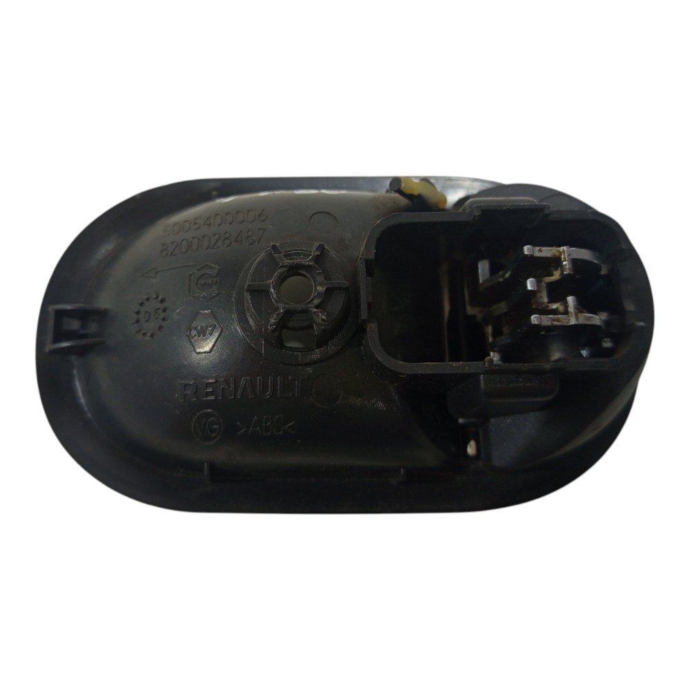 Maçaneta Interna Esquerda Renault Megane 2006 2007 08 A 2012 Preto E Cromado Dianteira/traseira 7