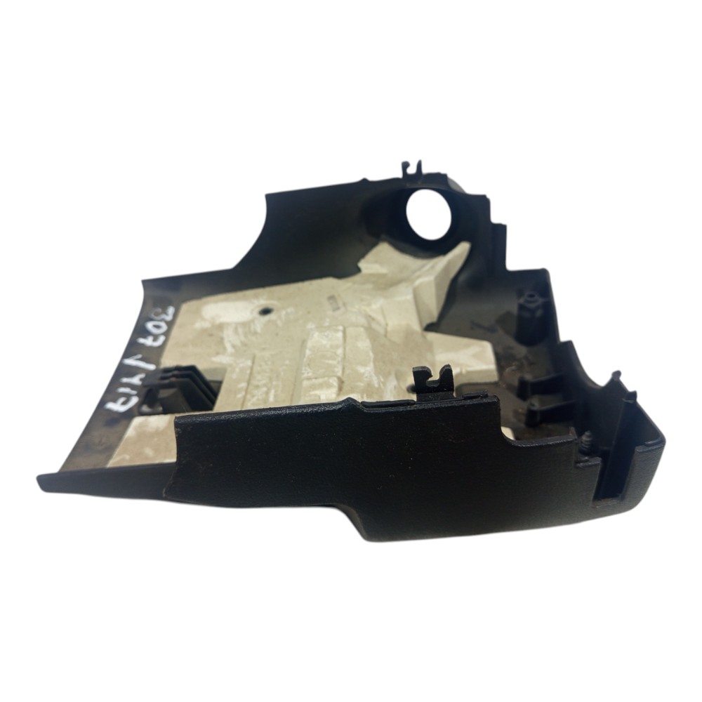 Moldura Inferior Chave Seta Direção Peugeot 307 2007 A 2013 Preto 7