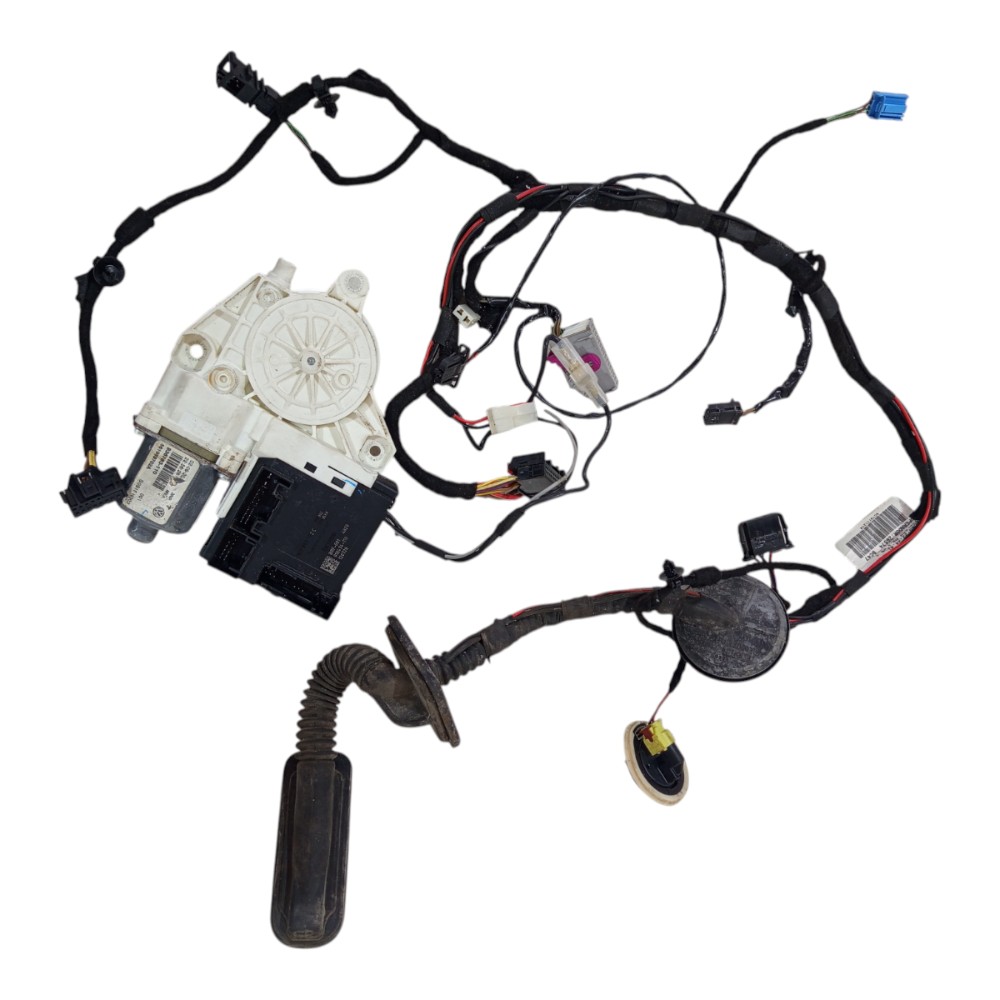 Motor Máquina Vidro Chicote Dianteiro Direito Jetta 13 A 14 4