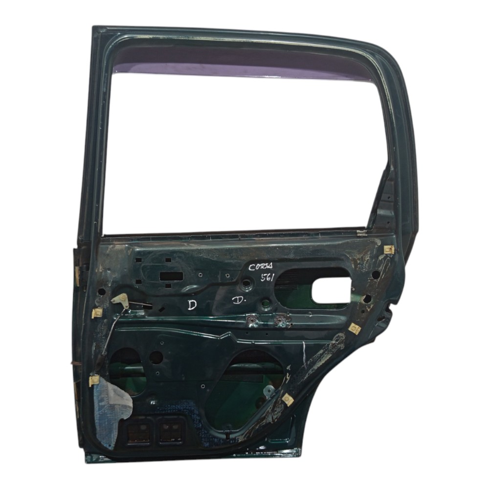Porta Traseira Direita Gm Corsa 1997 1998 1999 2000 A 2013 Traseira Direito Verde 4