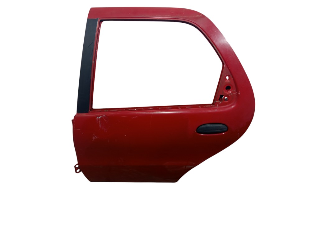 Porta Traseira Esquerda Fiat Palio 1995 1996 1997 A 2008 Traseira Esquerda Vermelho 3