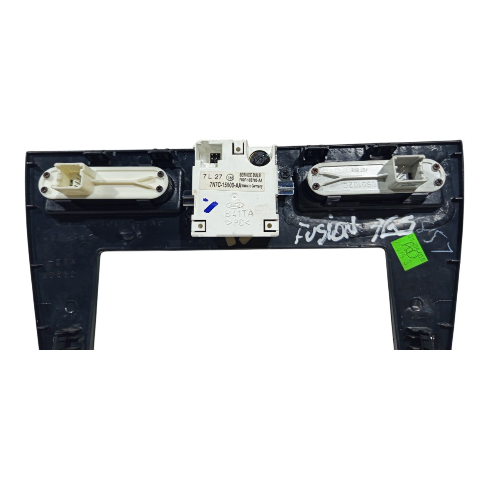 Moldura Central Rádio Relógio Painel Ford Fusion 2006 A 2009 5