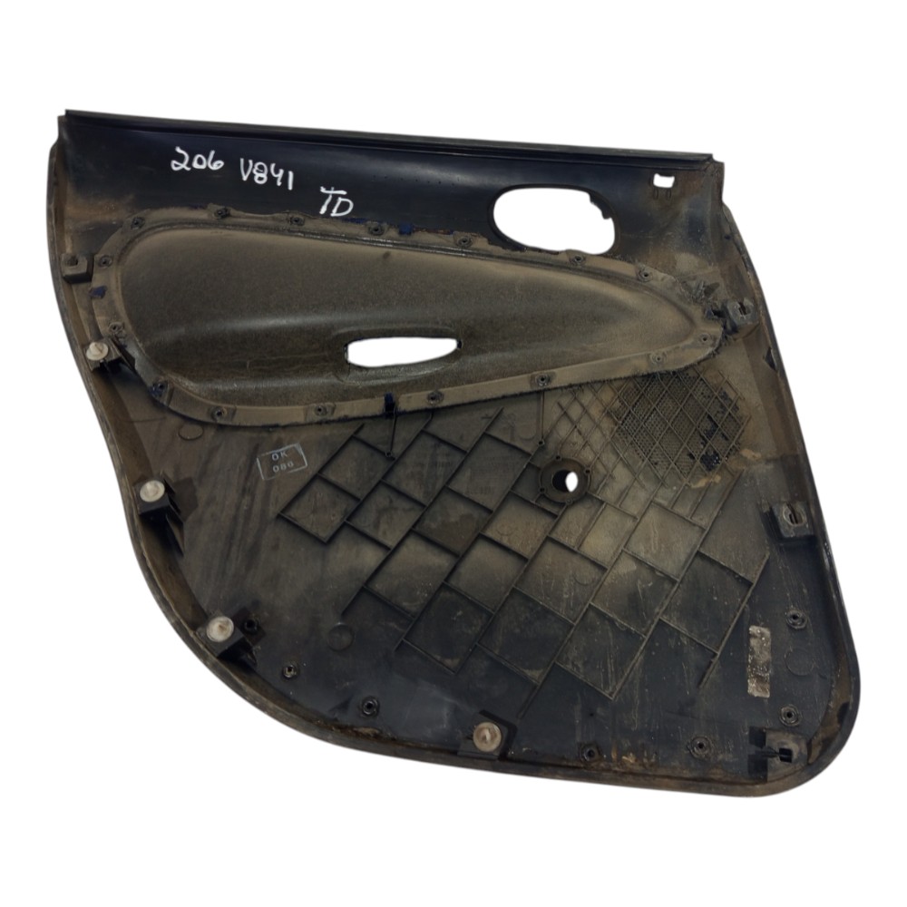 Forro Porta Traseira Direita Peugeot 206 2001 2002 A 2012 5
