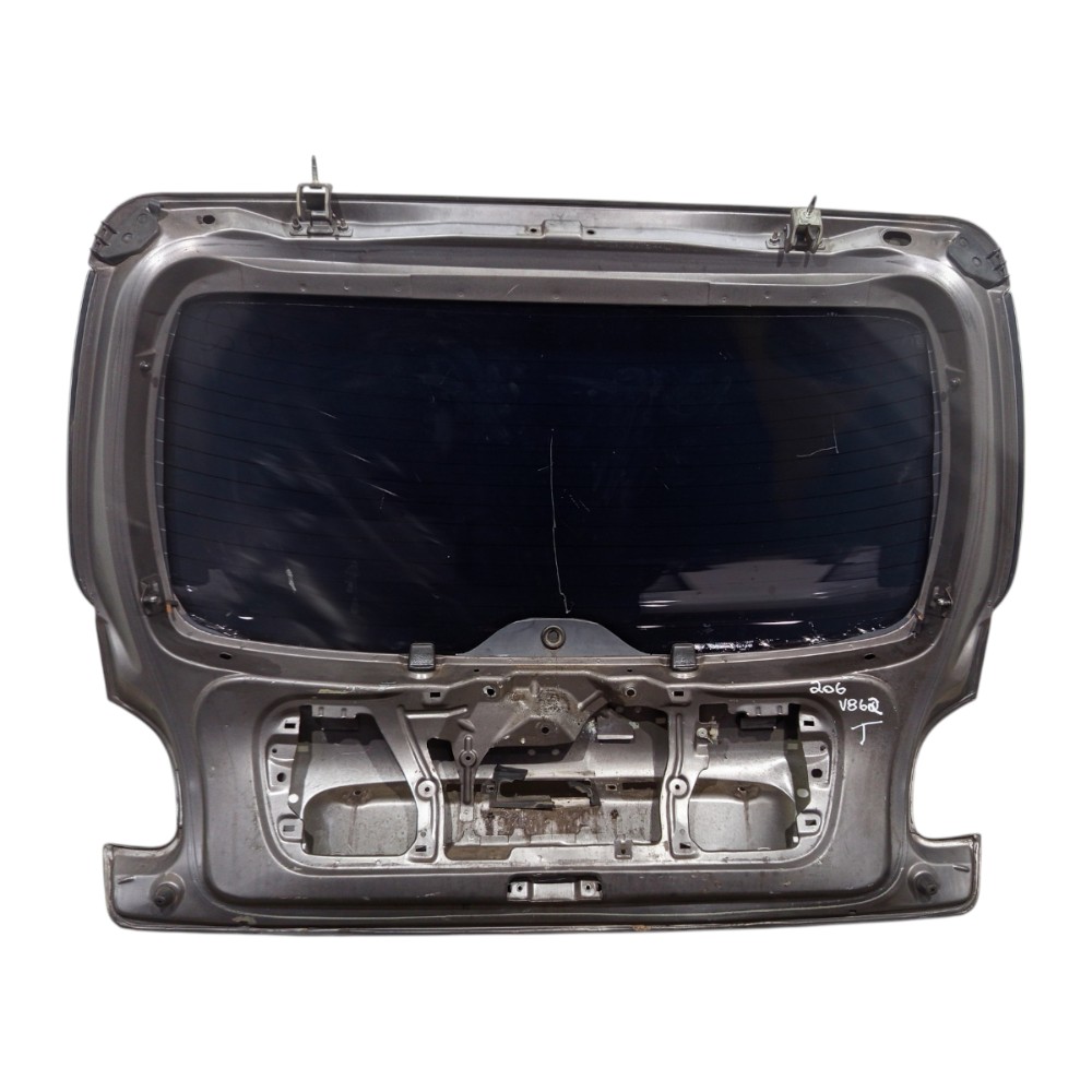 Tampa Traseira Porta Malas Peugeot 206 2001 2002 2003 A 2012 Cinza 6