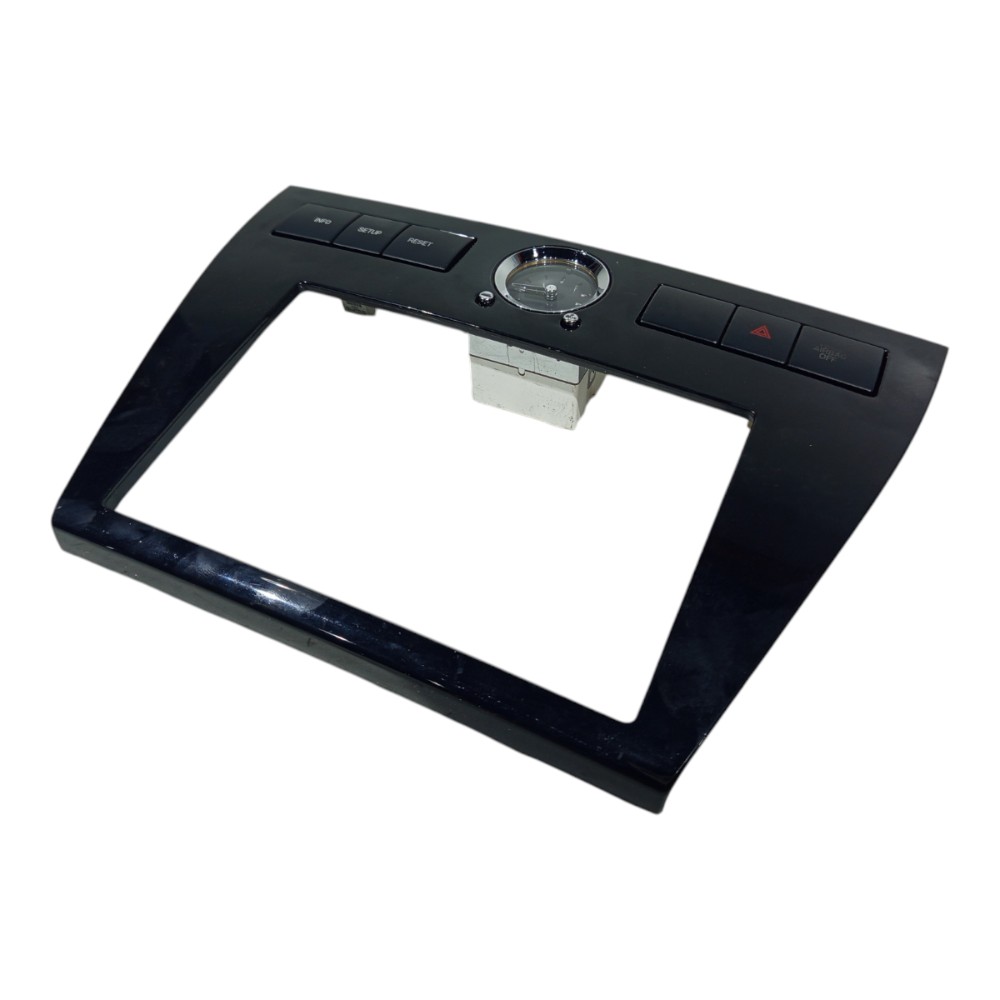 Moldura Central Rádio Relógio Painel Ford Fusion 2006 A 2009 1