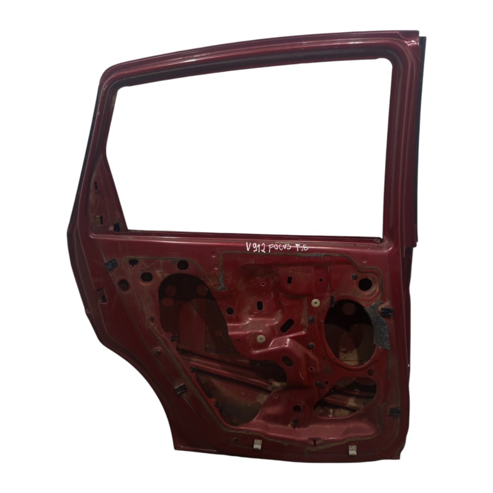Porta Traseira Esquerda Ford Focus 2.0 16v 2001 A 2007 Traseira Esquerdo Vermelho 1