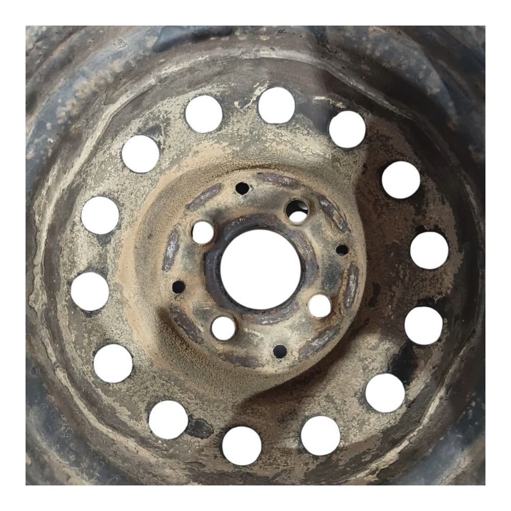 Roda Ferro aro 13 Volkswagen gol quadrado g2 g3 g4 91 A 2010 4