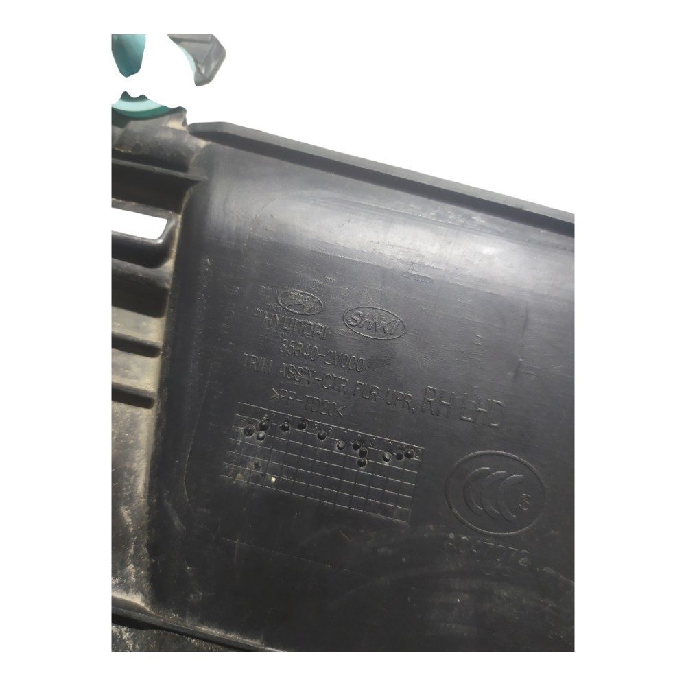 Moldura Coluna Central Direita Hyundai Veloster 2012 2013 8