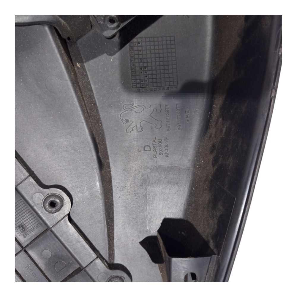 Forro Porta Traseiro Direito Preto Peugeot 408 2012 A 2016 Preto 7
