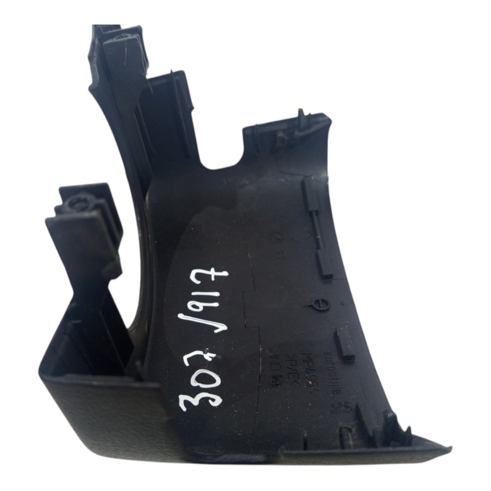 Moldura Superior Chave Seta Direção Peugeot 307 2005 A 2012 Preto 3