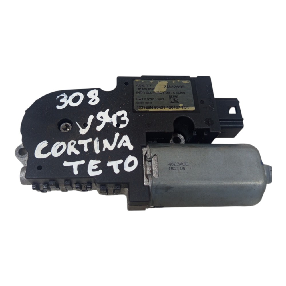 Motor Cortina Teto Solar Peugeot 308 2016 A 2018 2