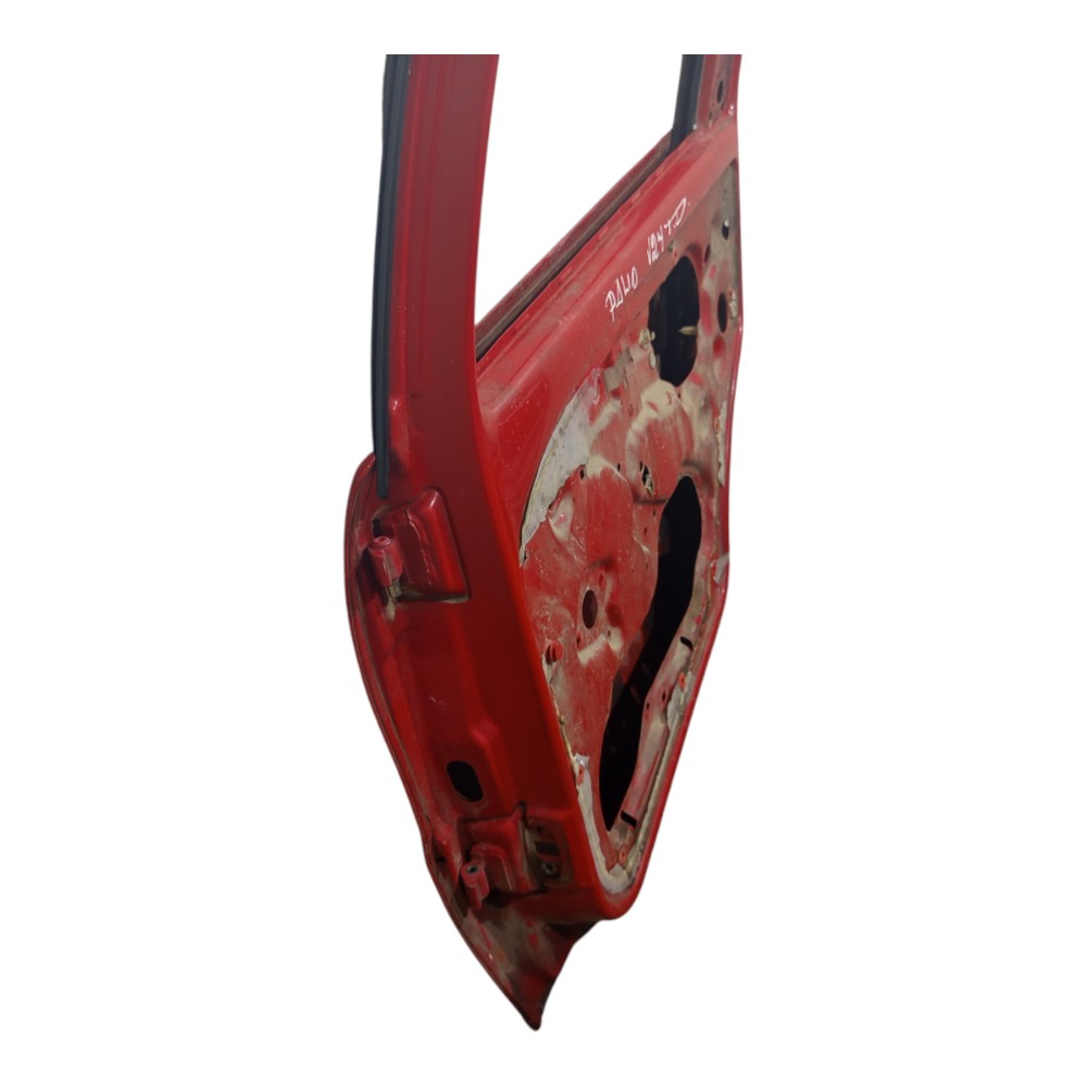 Porta Verrmelho Traseira Direito Fiat Palio 1998 1999 A 2004 Vermelho 8