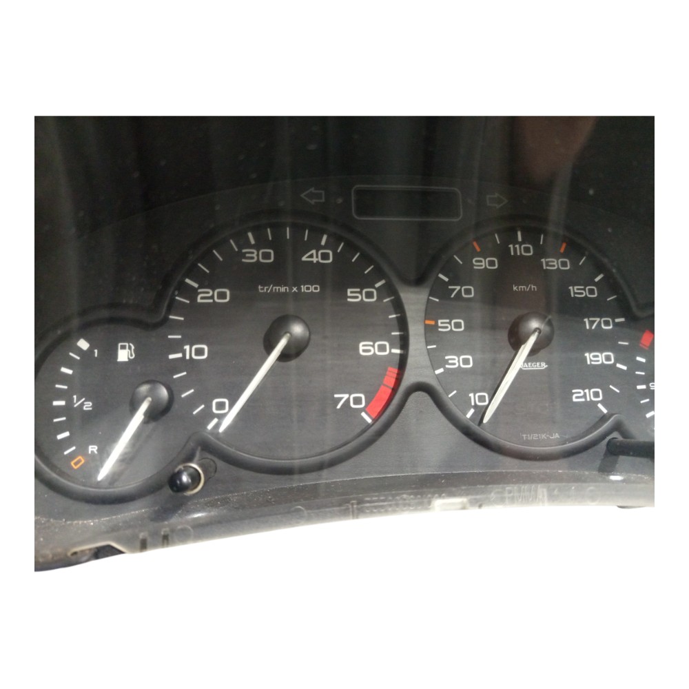 Painel Instrumento Velocímetro Peugeot 206 2000 A 2010 Preto Preto 2
