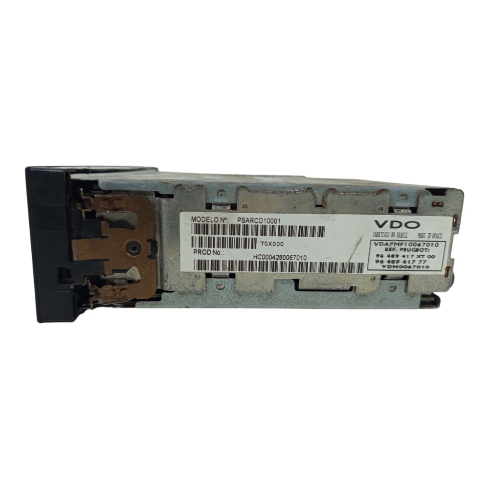 Rádio original Peugeot 206 2006 2007 2008 2009 2010 a 2012 3