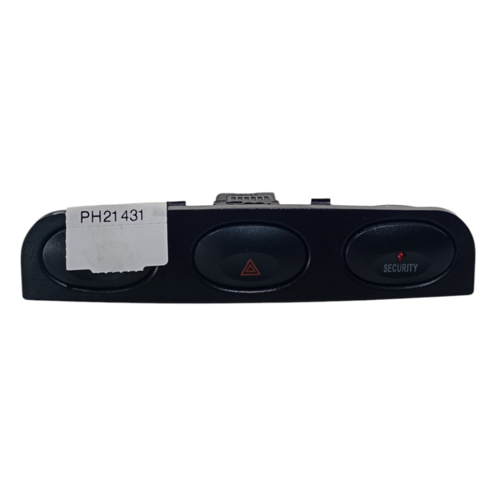 Moldura Botão Alerta Security Chery Qq 2011 A 2014 Preto 6