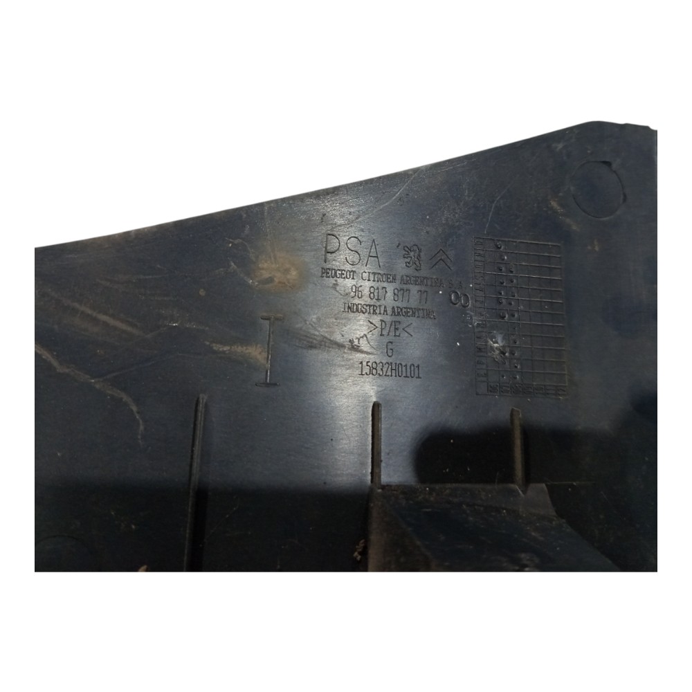 Acabamento Soleira Moldura Esq Citroen C4 Pallas 2007 A 2013 Preto 8