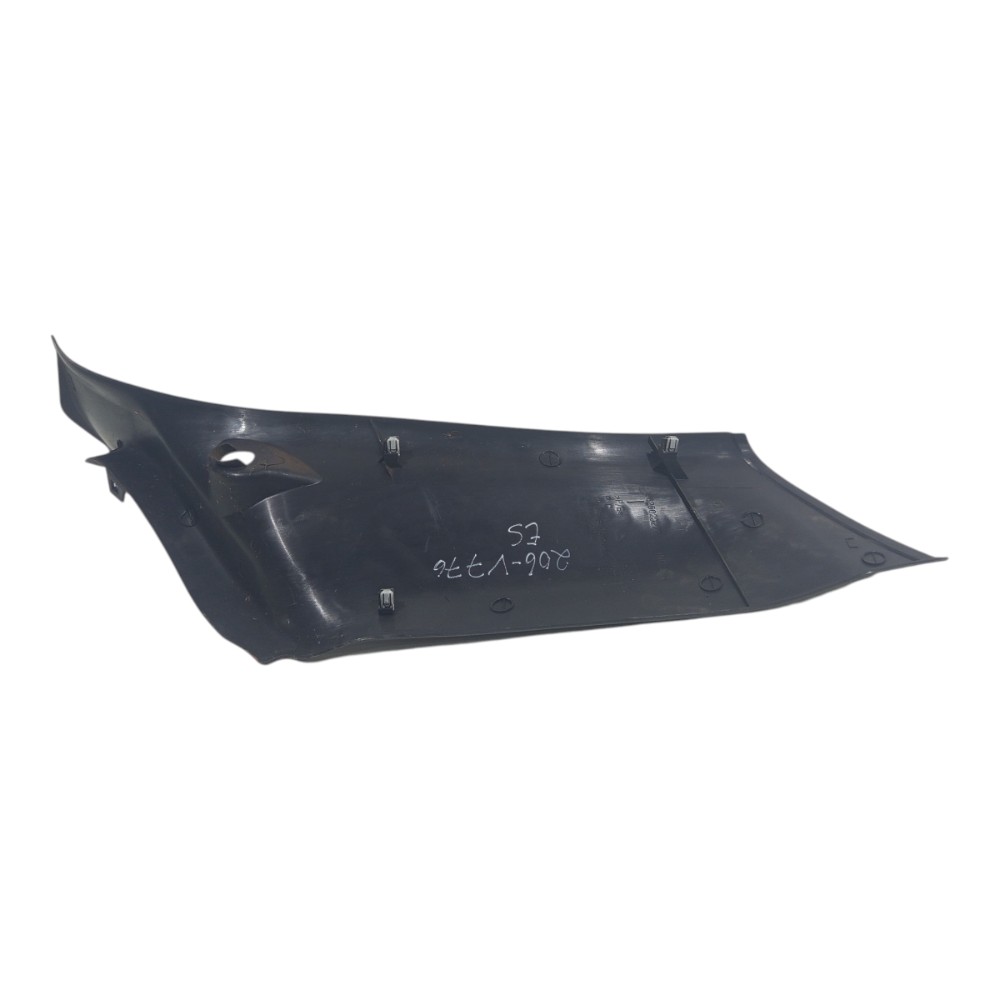 Moldura Acabamento Coluna Traseiro E Peugeot 206 1999 A 2008 Preto 8