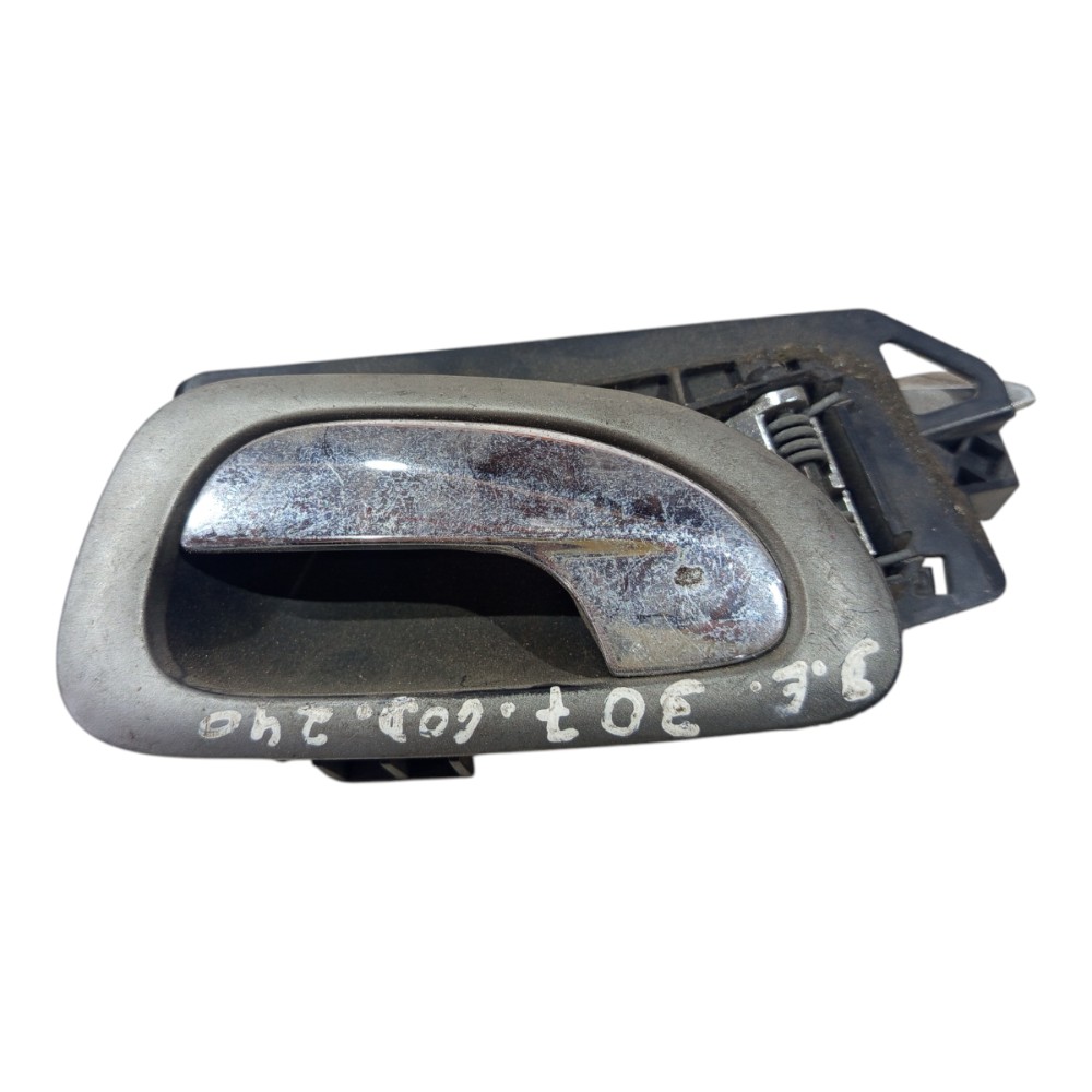 Maçaneta Interna Dianteiro Peugeot 307 2007 2008 A 2012 Cinza E Cromado Dianteira 1