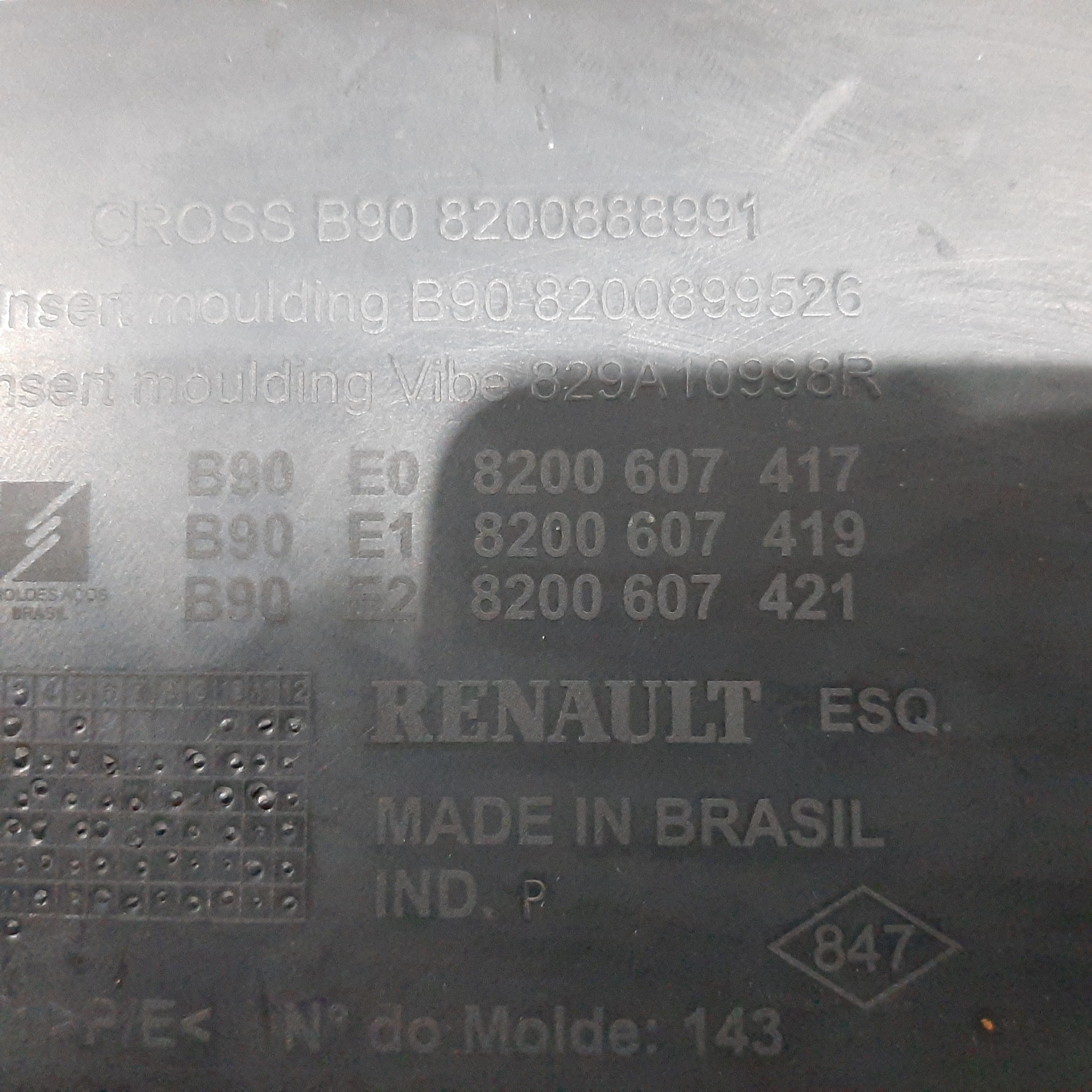 Forro Porta Traseiro Esquerdo Sandero Stepway 2007 A 2014 8